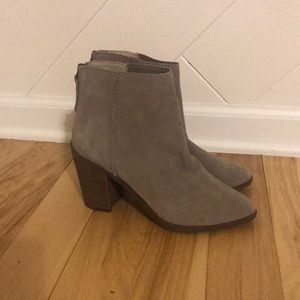 BP Tan Suede Booties- Size 7